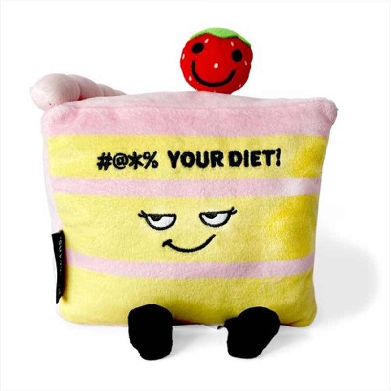 Punchkins “#@*% your Diet!” Cake Slice/Product Detail/Plush Toys
