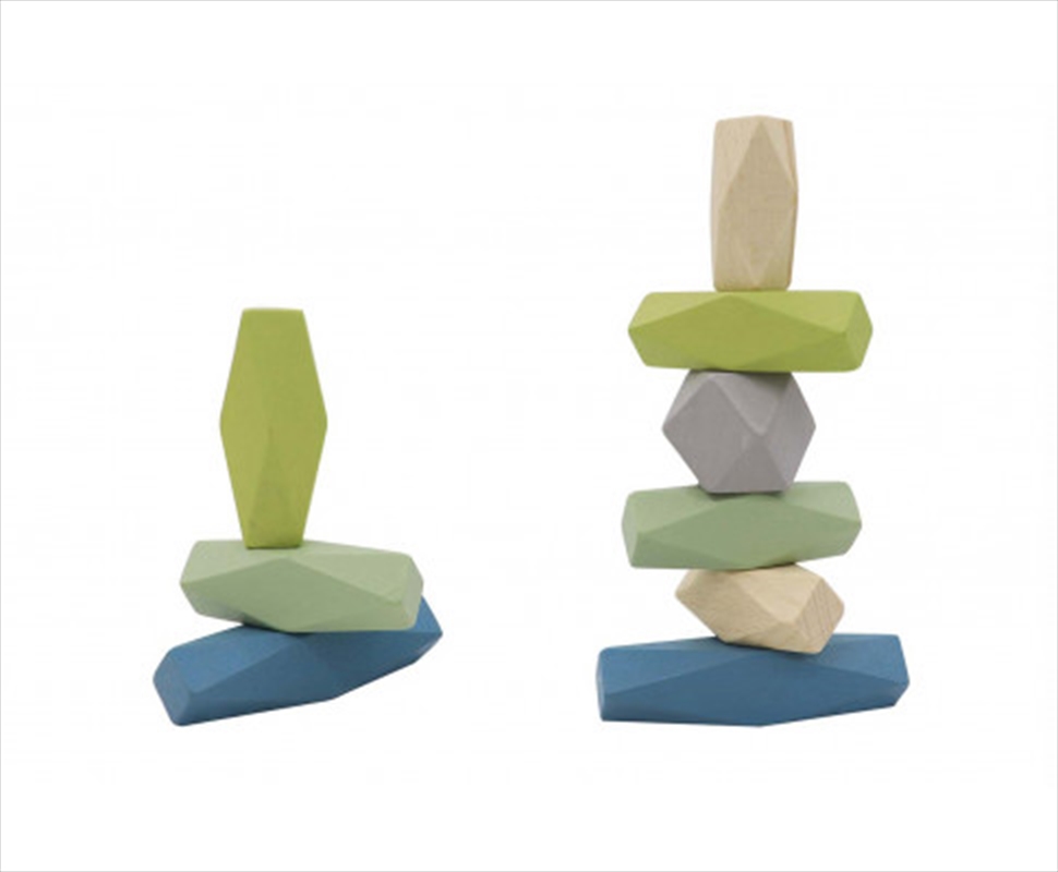 Wooden Stacking Rock Blue/Product Detail/Toys
