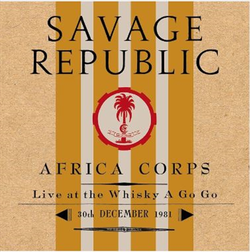 Africa Corps Live at The Whisky A Go Go 30th December 1981 - Deluxe Edition/Product Detail/Rock/Pop