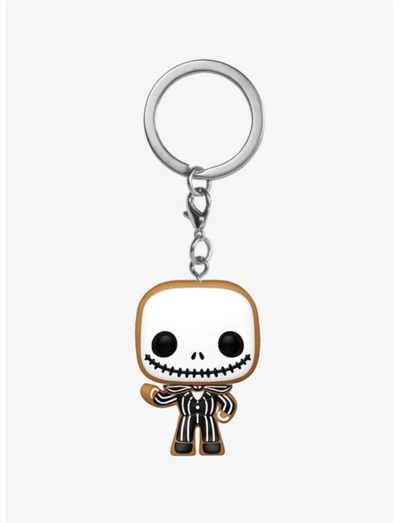 The Nightmare Before Christmas - Jack Skellington GingerbreadPop! Keychain (RS)/Product Detail/Pop Vinyl Keychains