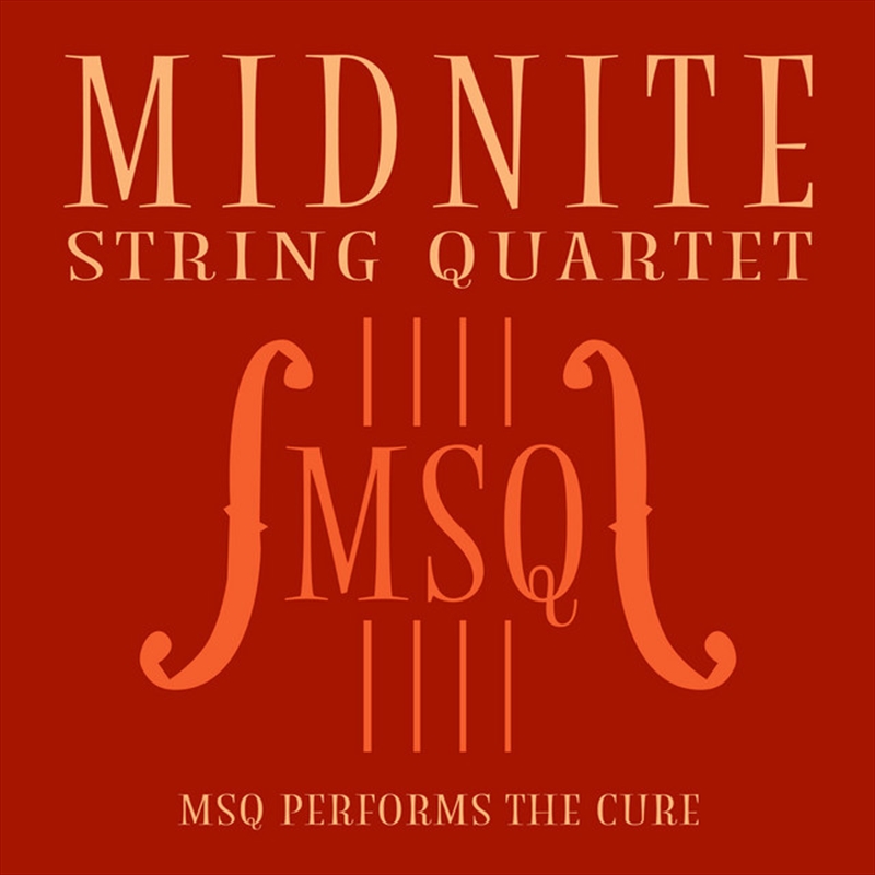 Msq Performs The Cure/Product Detail/Specialist