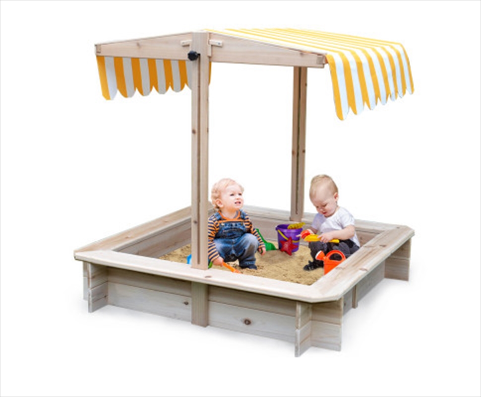 Buy Sandpit Toy Box With Canopy Online Sanity