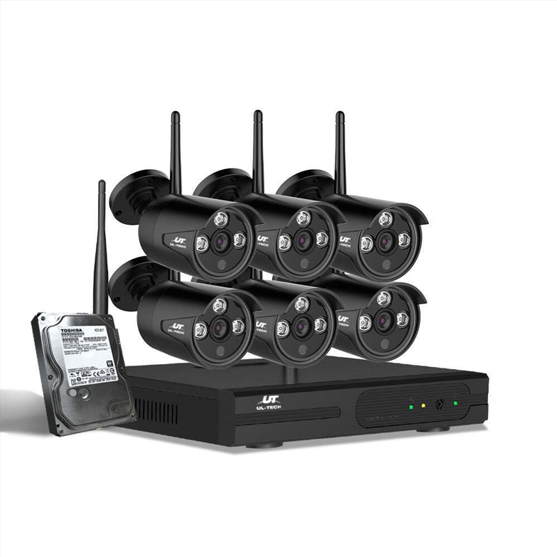 UL-TECH CCTV Wireless Security System 2tb 8ch NVR 1080p 6 Camera Sets/Product Detail/Electronics