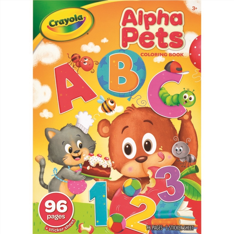 Crayola Alpha Pets 96pg Coloring Book/Product Detail/Kids Colouring