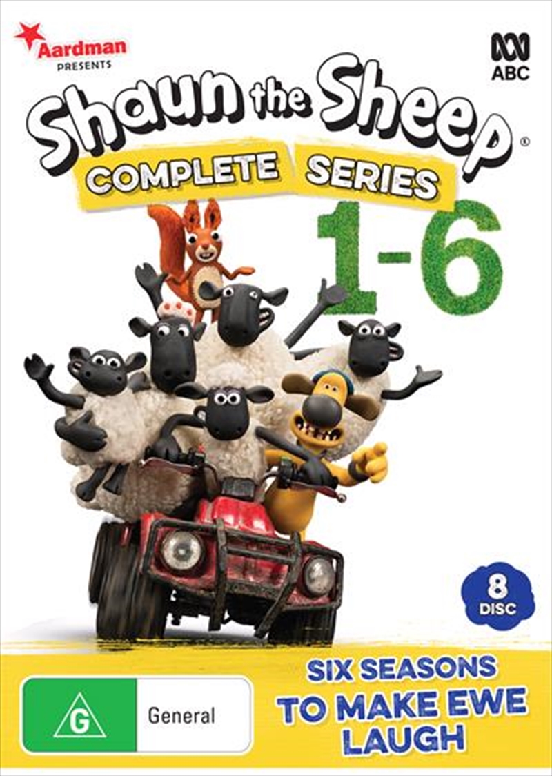 Shaun The Sheep - Season 1-6 DVD/Product Detail/ABC