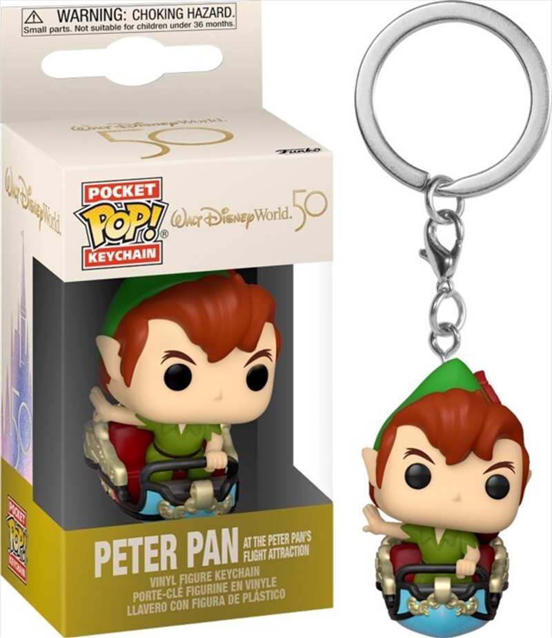 Disney World - Peter Pan on Pan's Flight Attraction 50th Anniversary Pocket Pop! Keychain/Product Detail/Movies
