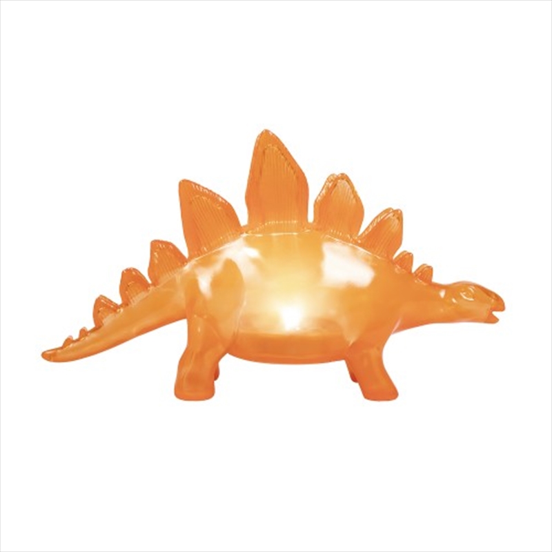 Fizz Creations – Stegosaurus Jelly Mood Light – Orange/Product Detail/Table Lamps