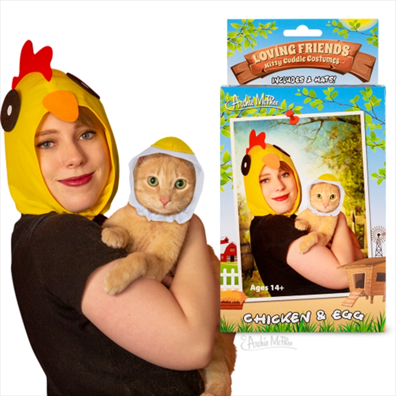 Archie McPhee – Loving Friends Kitty Cuddle Costume – Chicken & Egg/Product Detail/Costumes