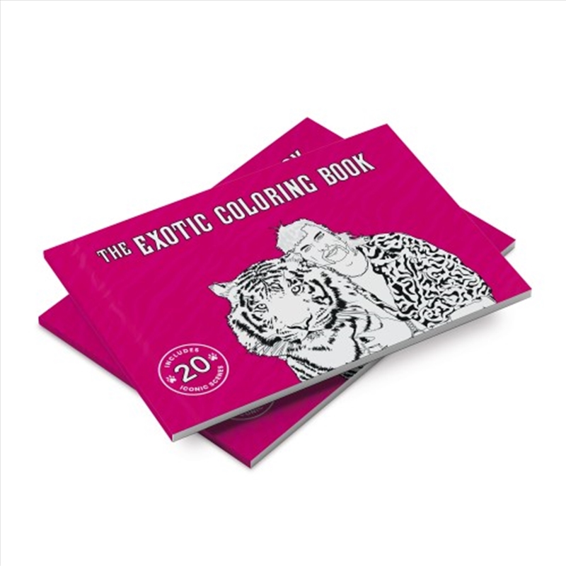 Bubblegum Stuff – Tiger King – The Exotic Colouring In Book/Product Detail/Kids Colouring