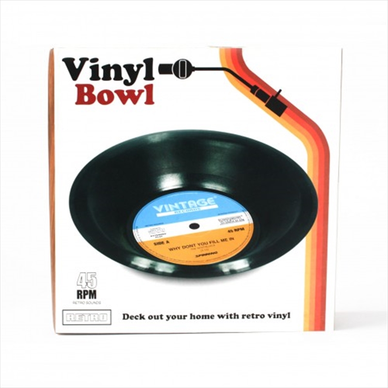 Gift Republic - Vinyl Bowl/Product Detail/Kitchenware