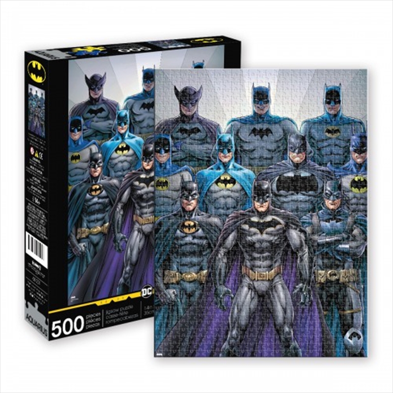 Batman – Batsuits 500 Piece Puzzle/Product Detail/Jigsaw Puzzles