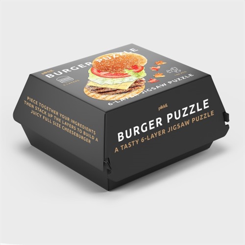 Pikkii – Burger 6 Layer Puzzle/Product Detail/Jigsaw Puzzles