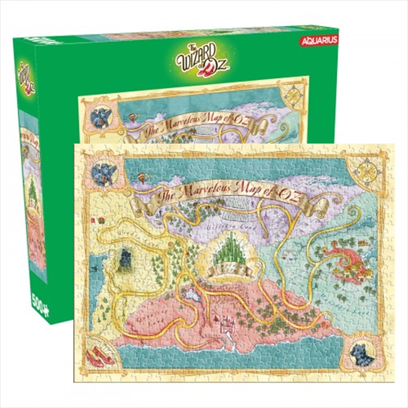 Wizard of Oz Map 500 Piece Puzzle/Product Detail/Jigsaw Puzzles