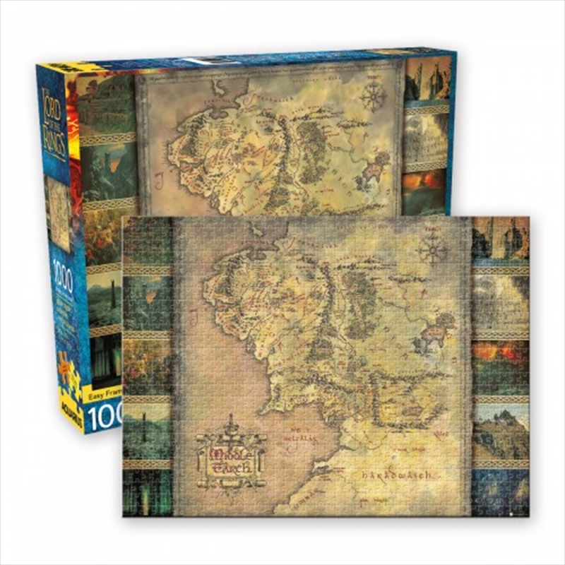 Lord of the Rings – Map 1000 Piece Puzzle/Product Detail/Jigsaw Puzzles