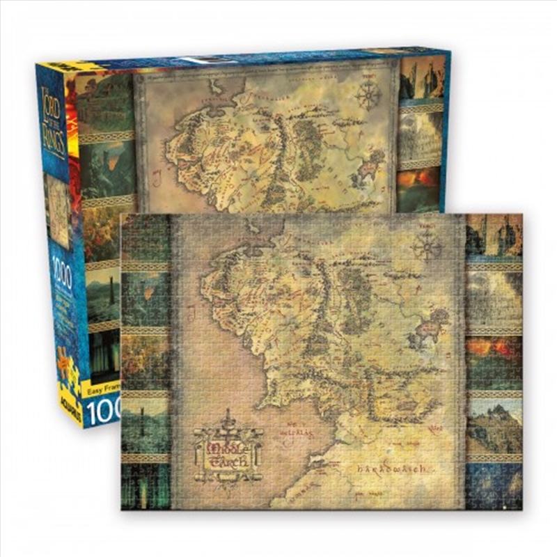 Lord of the Rings – Map 1000 Piece Puzzle/Product Detail/Jigsaw Puzzles