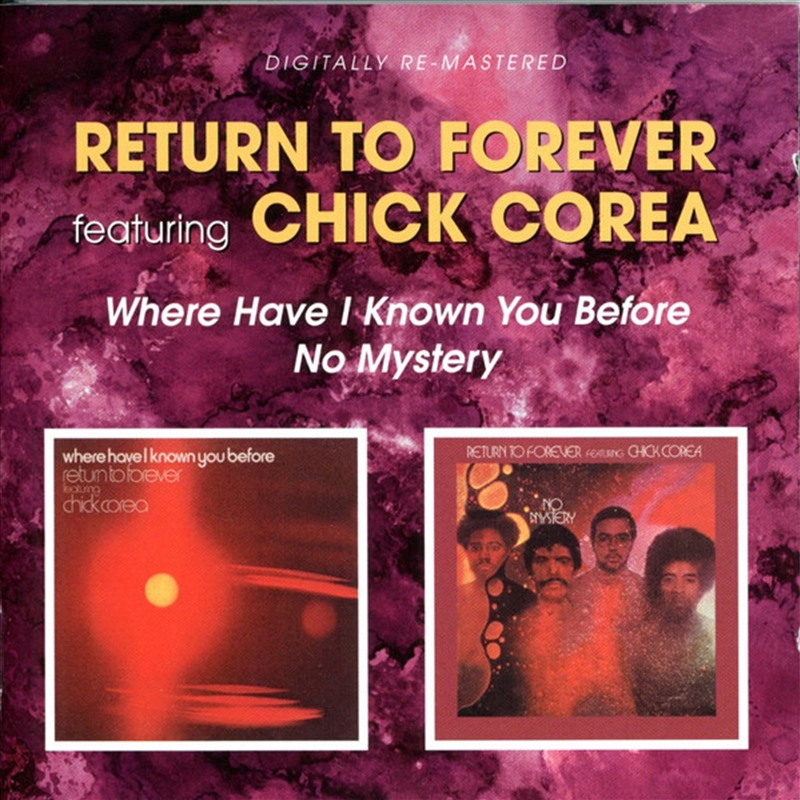 Return To Forever: Where Have/Product Detail/Rock/Pop