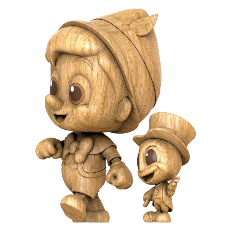 Pinocchio (1940) - Pinocchio & Jiminy Cricket (Wooden Color Version] Cosbaby/Product Detail/Figurines