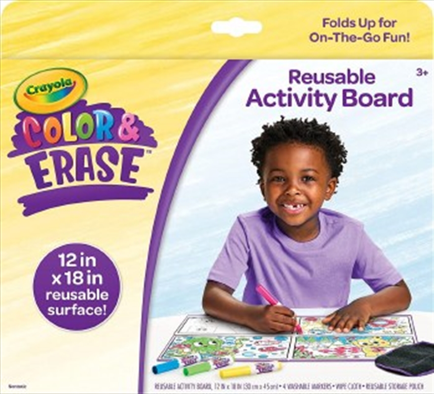 Crayola Colour And Erase Reusable Activity Board/Product Detail/Arts & Craft