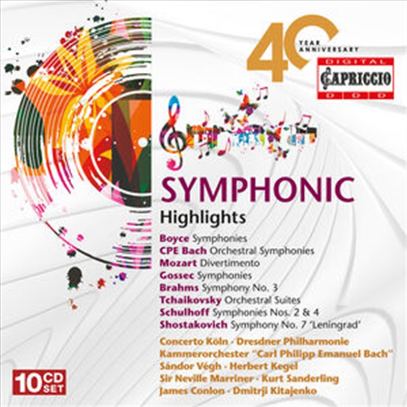 40th Anniversary: Symphonic/Product Detail/Classical