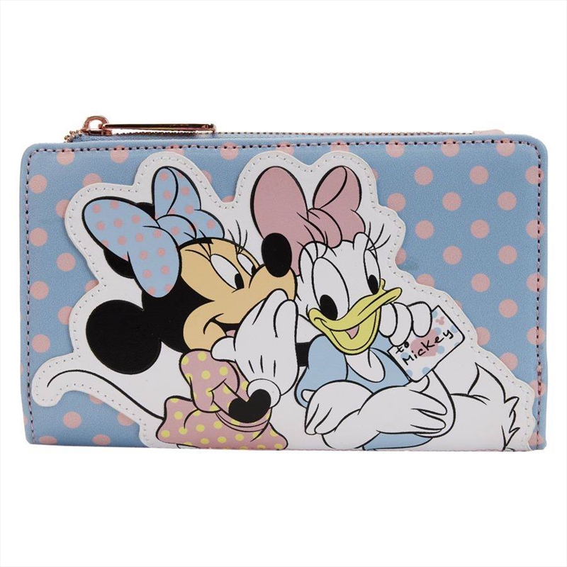Loungefly Disney - Minnie Daisy Pastel Block Dots Flap Purse/Product Detail/Wallets