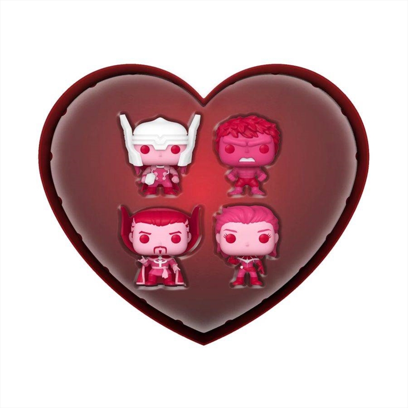 Marvel - Valentines Day US Exclusive Pocket Pop! 4-Pack [RS]/Product Detail/Funko Collections