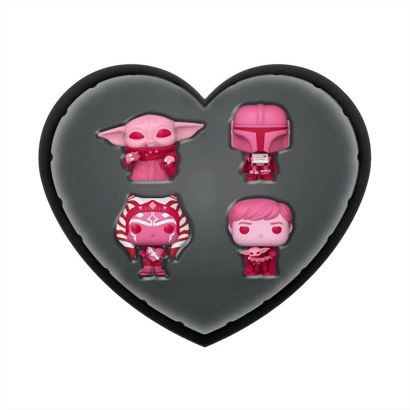 Star Wars: The Mandalorian - Valentines Day US Exclusive Pocket Pop! 4-Pack [RS]/Product Detail/Funko Collections