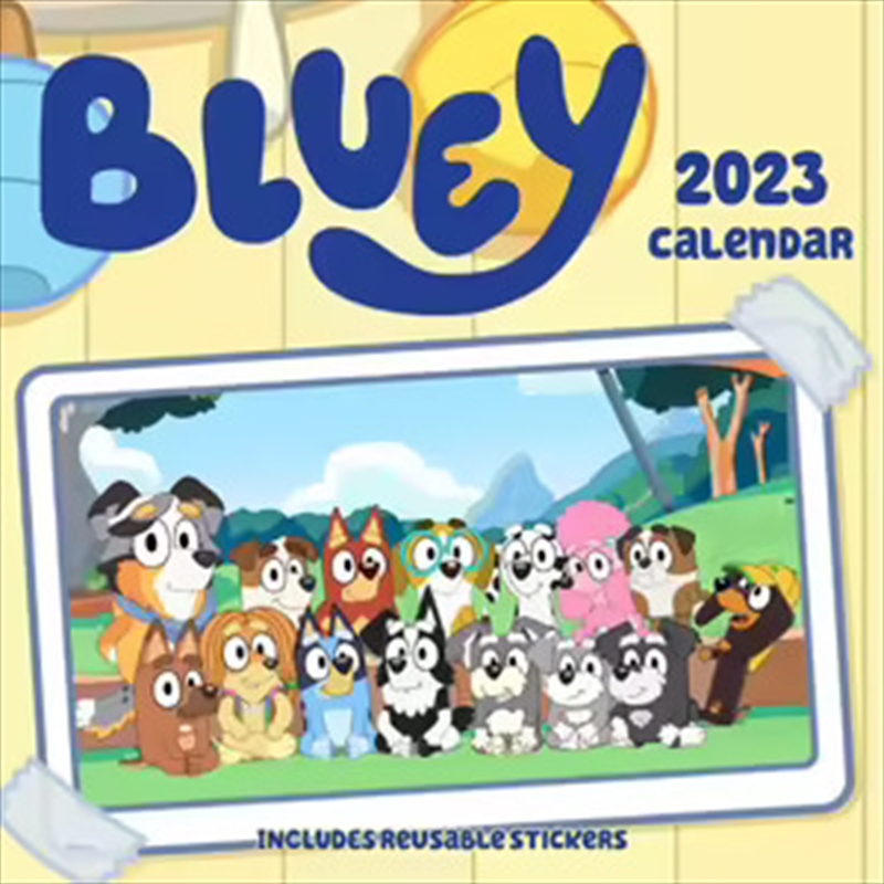 Bluey 2023 Square Calendar/Product Detail/Calendars & Diaries