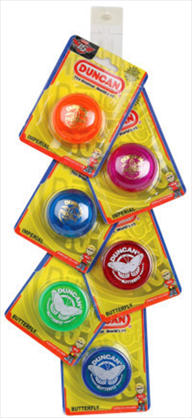 Duncan Yo Yo Classic Clip Strip Assorted (CHOSEN AT RANDOM)/Product Detail/Toys