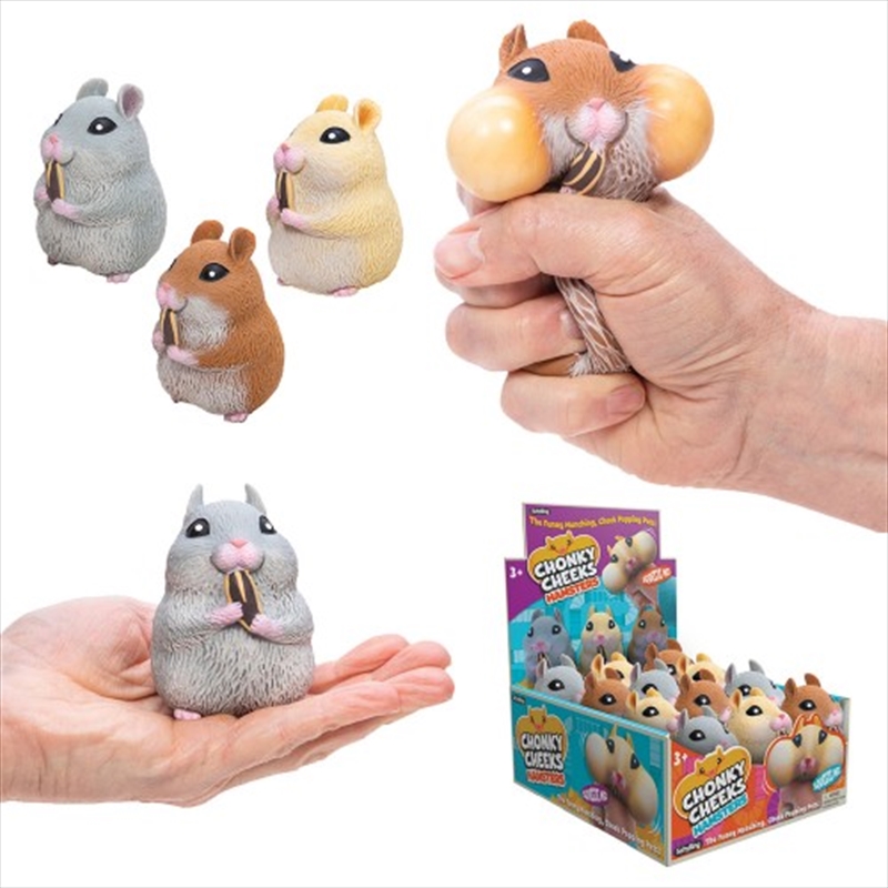 Chonky Cheeks Hamsters (SENT AT RANDOM)/Product Detail/Stress & Squishy