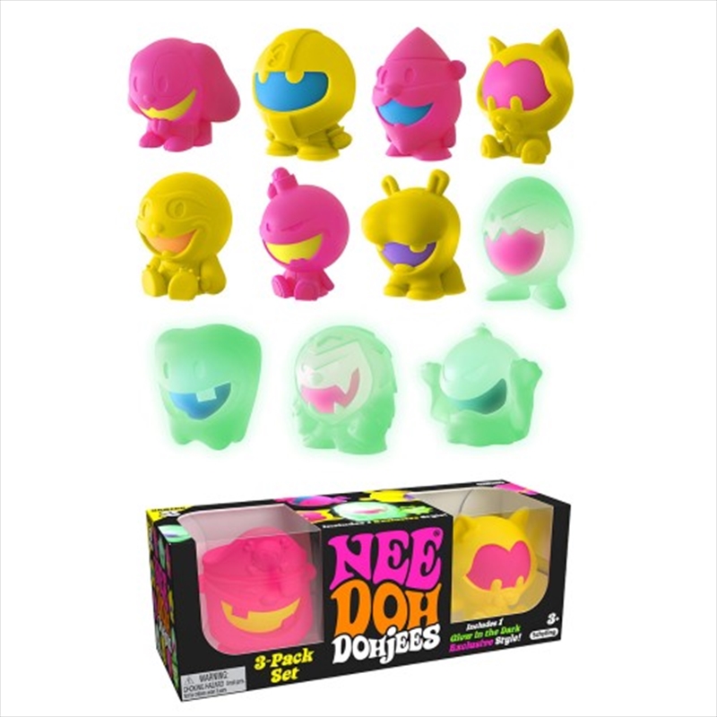 Dohjee 3 Pack - Wave 2 (SENT AT RANDOM)/Product Detail/Stress & Squishy