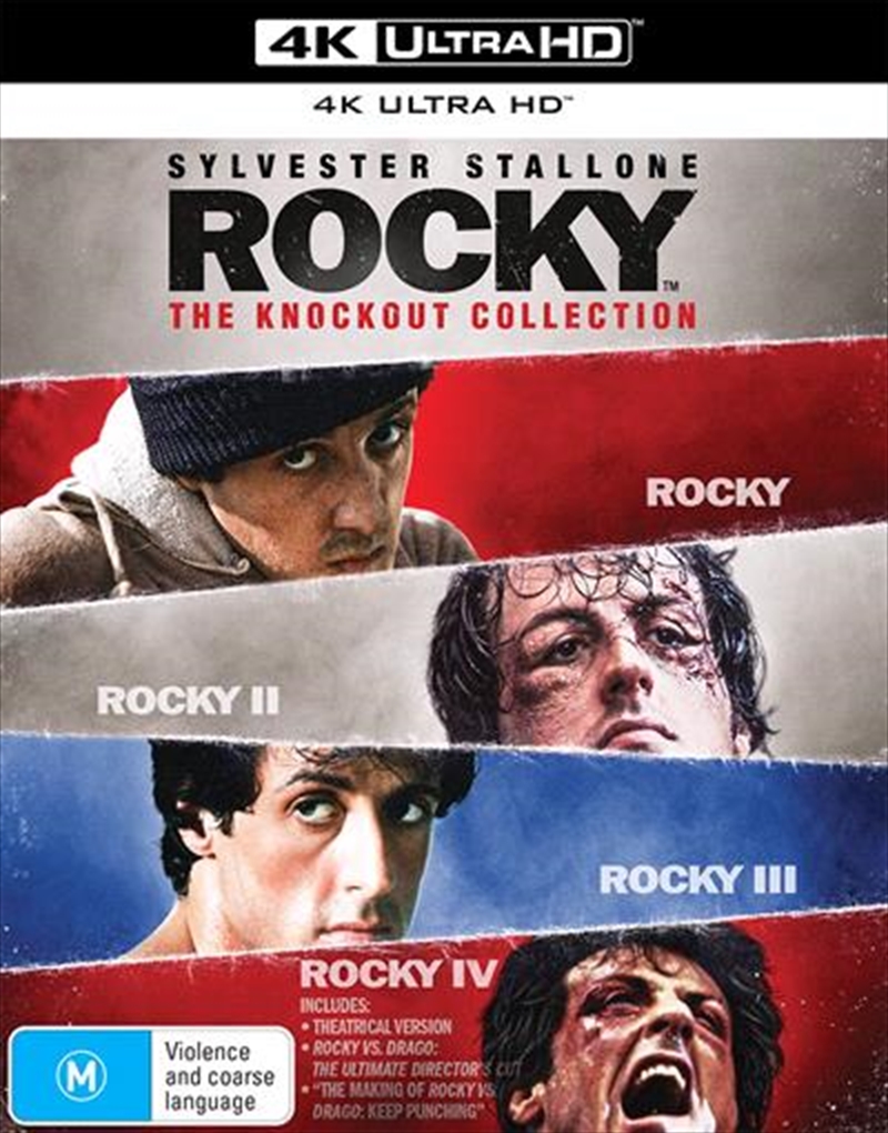 Rocky / Rocky II / Rocky III / Rocky IV  UHD - Collection/Product Detail/Drama