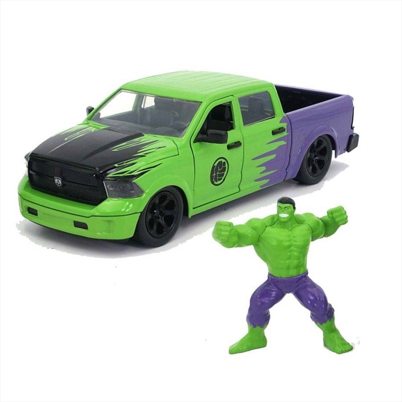 Marvel Comics - 2014 Dodge Ram 1500 1:32 Scale Hollywood Rides with Hulk Set/Product Detail/Figurines