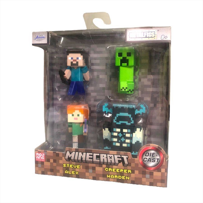 Minecraft - 2.5" MetalFigs 4-Pack/Product Detail/Figurines