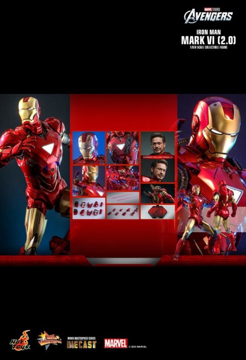 Iron Man - Iron Man MkVI (2.0) Diecast 1:6 Scale Action Figure/Product Detail/Figurines