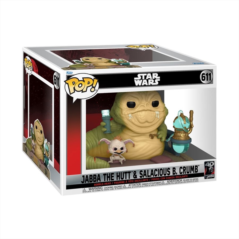 Star Wars: Return Of The Jedi 40th Ann - Jabba w/salacious Pop! Movie Moment/Product Detail/Deluxe Pop Vinyl