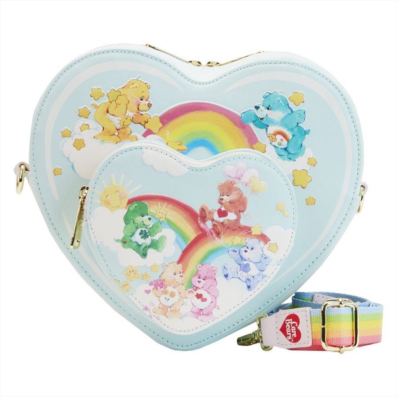 Loungefly Care Bears - Cloud Party Rainbow Strap Crossbody/Product Detail/Bags