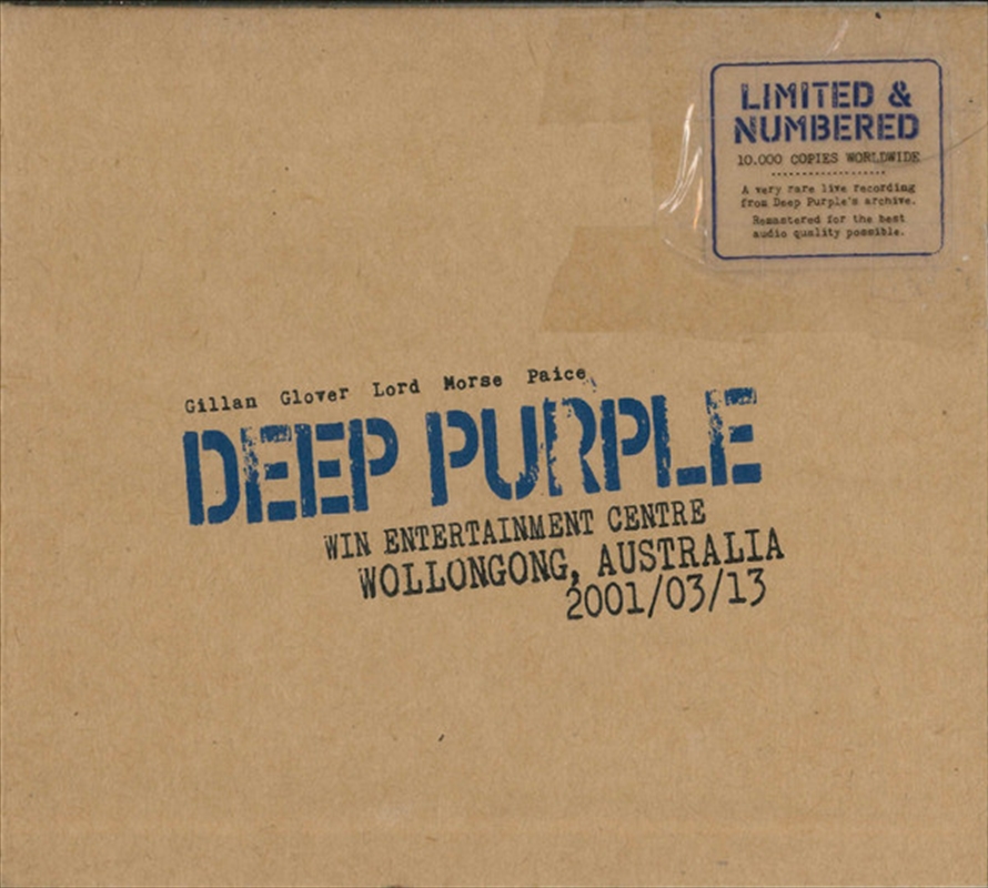 Live In Wollongong 2001/Product Detail/Rock/Pop