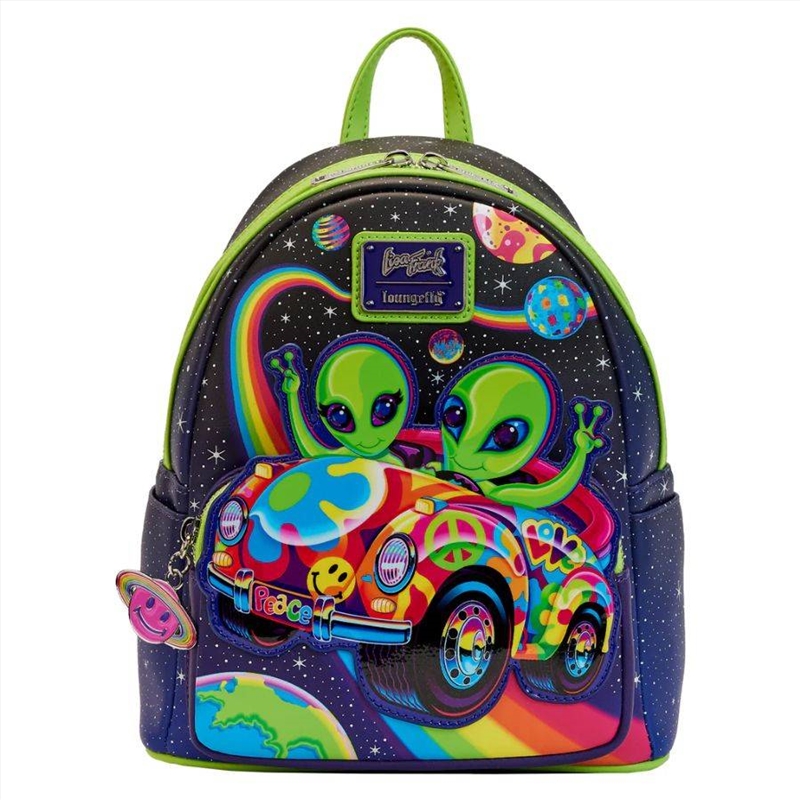 Loungefly Lisa Frank - Cosmic Alien Ride Glow Mini Backpack/Product Detail/Bags