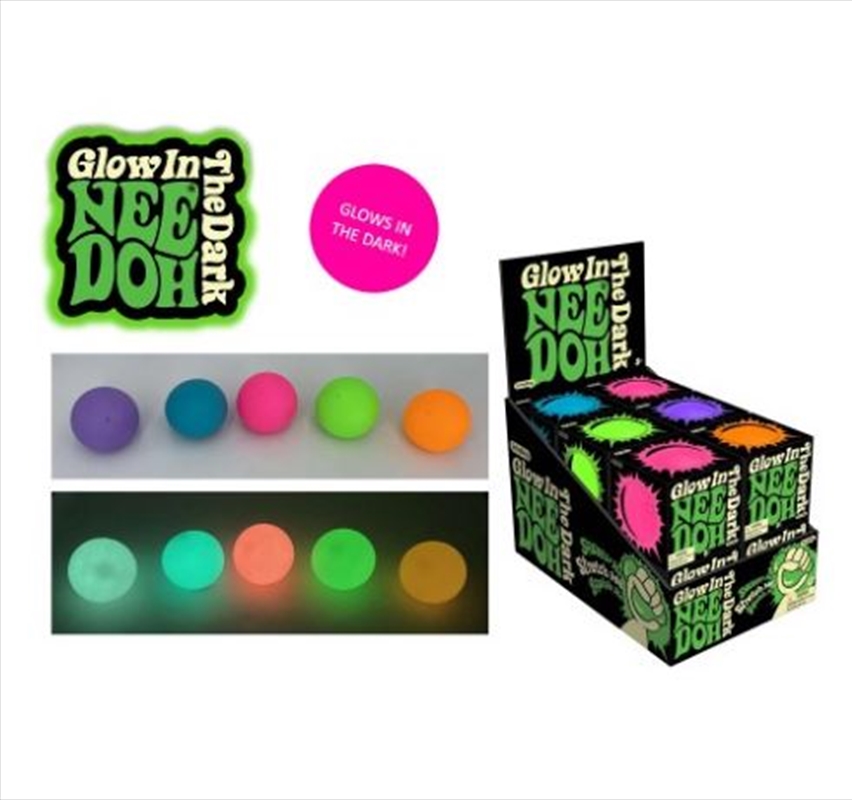 Glow in the Dark Nee-Doh Squish Toy/Product Detail/Stress & Squishy