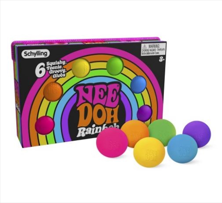 Rainbow Teenie Nee Doh Squish Toy Sanity