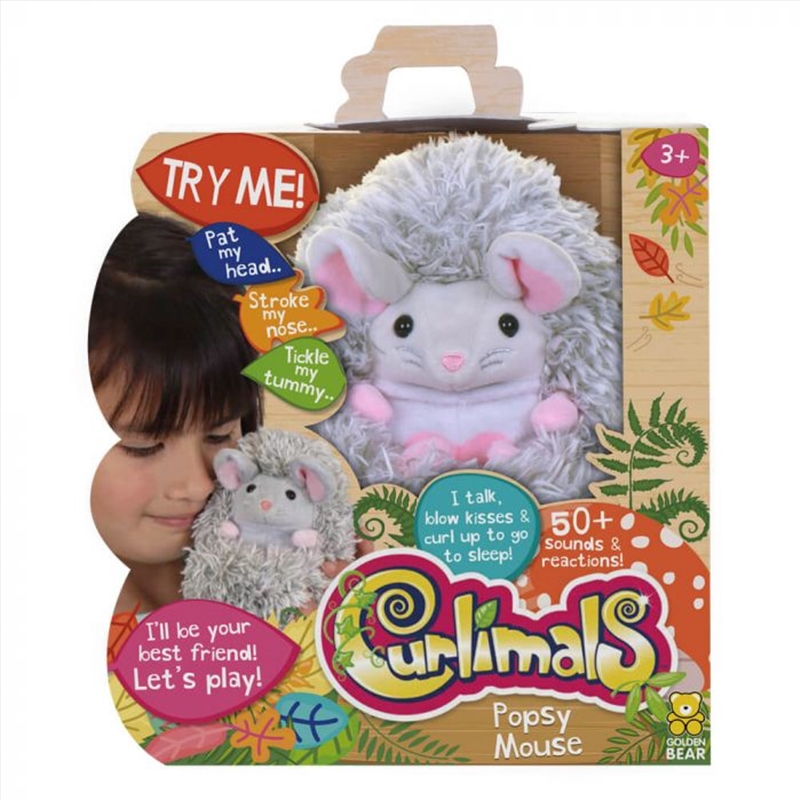 Curlimals Popsy The Mouse/Product Detail/Toys
