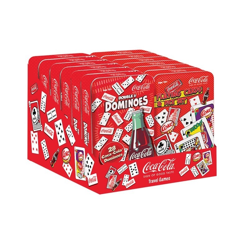 Coca-Cola Playing Cards/Dominoes Tin Assortment (SENT AT RANDOM)/Product Detail/Card Games