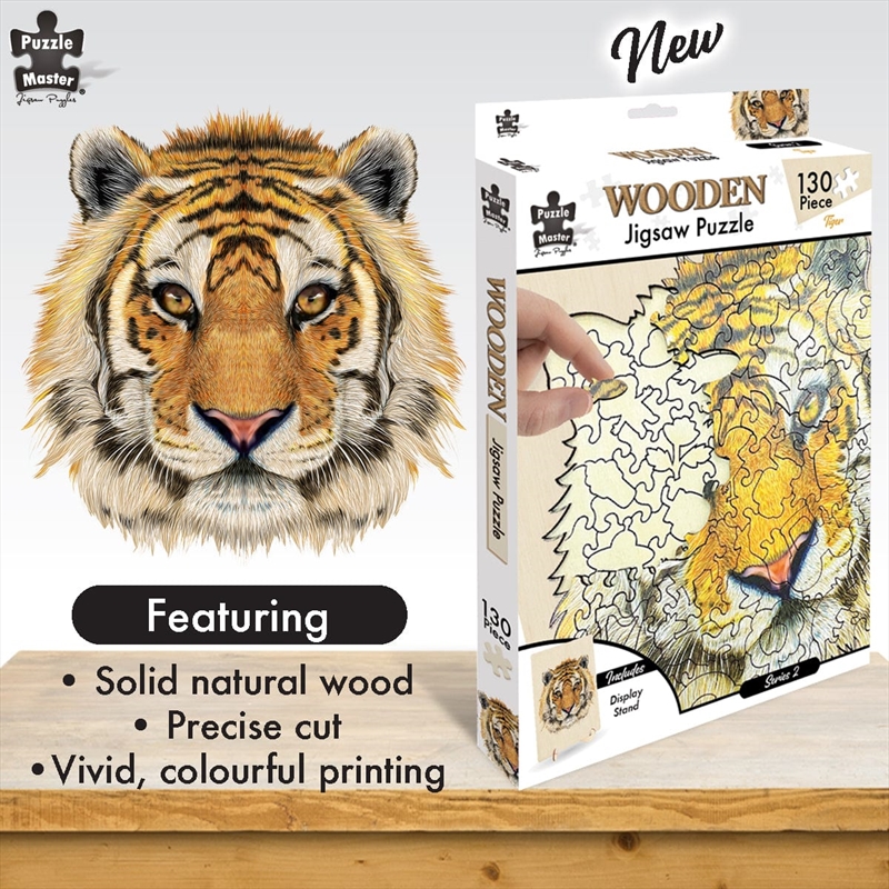 Tiger 2.0 Wooden Puzzle 130 Piece/Product Detail/Nature and Animals