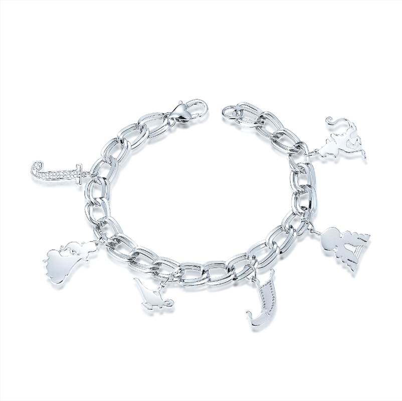 Disney Aladdin Princess Jasmin Charm Bracelet - Silver/Product Detail/Jewellery