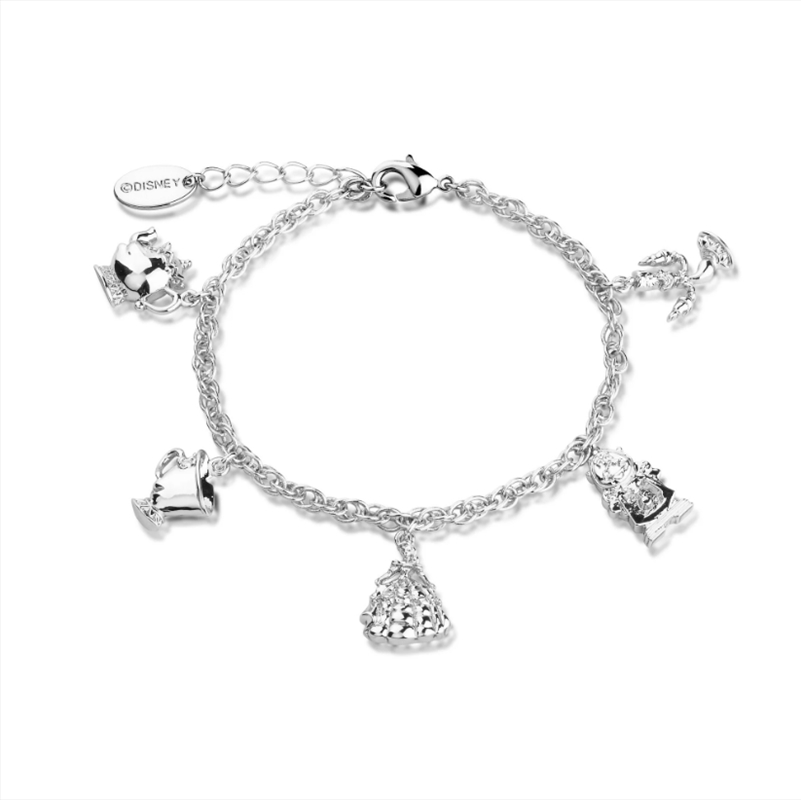 Disney Beauty and the Beast Charm Bracelet - Silver/Product Detail/Jewellery