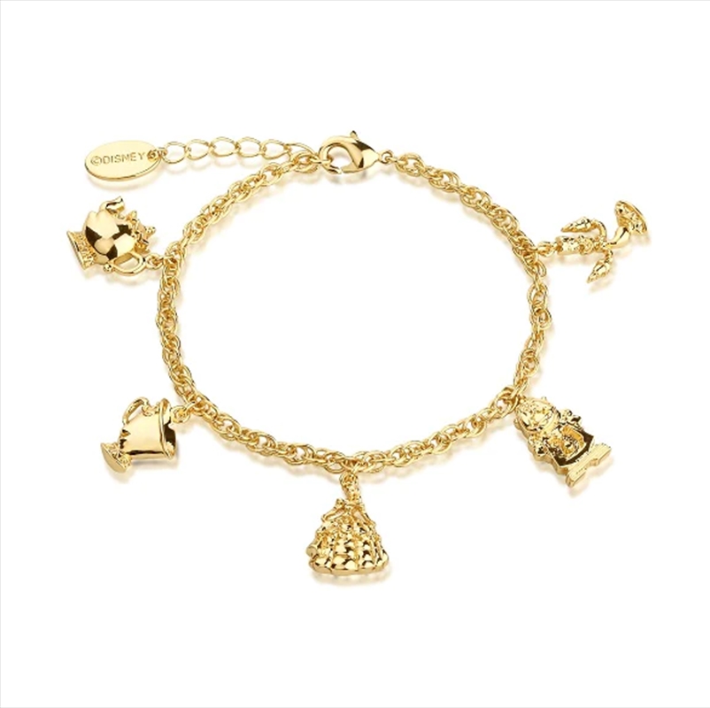 Disney Beauty And The Beast Charm Bracelet - Yellow/Product Detail/Jewellery