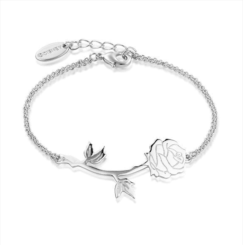 Disney Beauty and the Beast Rose Bracelet - Silver/Product Detail/Jewellery