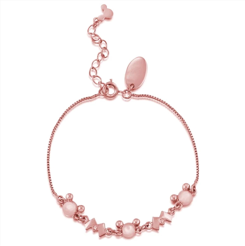 Mickey Mouse Minnie And M Bracelet - Rose Gold/Product Detail/Jewellery