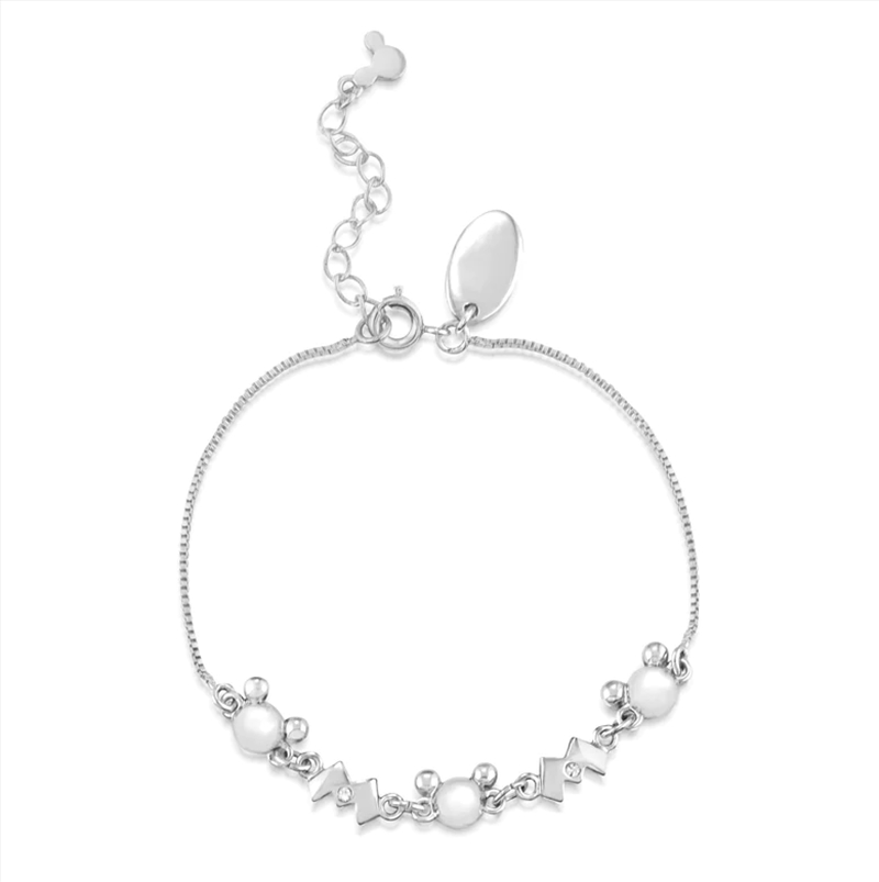 Mickey Mouse Minnie And M Bracelet - Silver/Product Detail/Jewellery