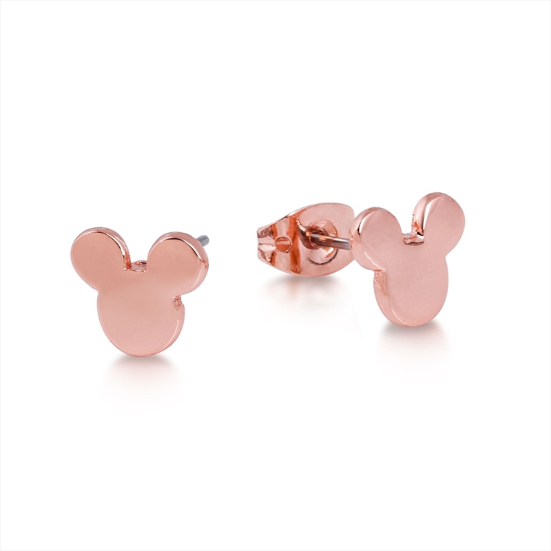 Mickey Mouse Stud Earrings - Rose/Product Detail/Jewellery